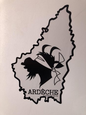 Ardéchica sticker GM TRANS/NOIR
