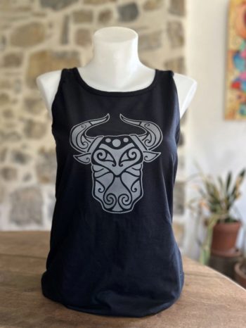Tarvos le taureau débardeur femme