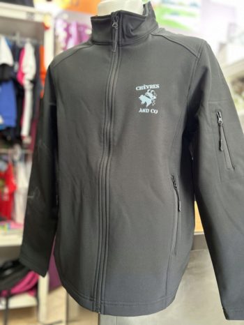 Softshell Ardechica veste noir-bleu acier