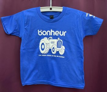 Tracteur forever enfant bleu
