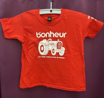 Tracteur forever enfant rouge