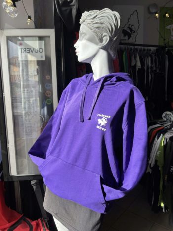 Sweat Ardechica capuche violet