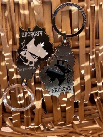 PORTE-CLE ARDECHICA METAL