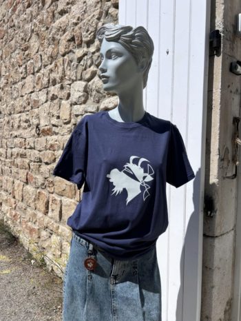 Chèvre masquée bleu denim