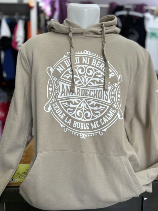 Sweat capuche Anardéchois sable